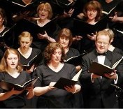 Members of the Heritage
		Chorale